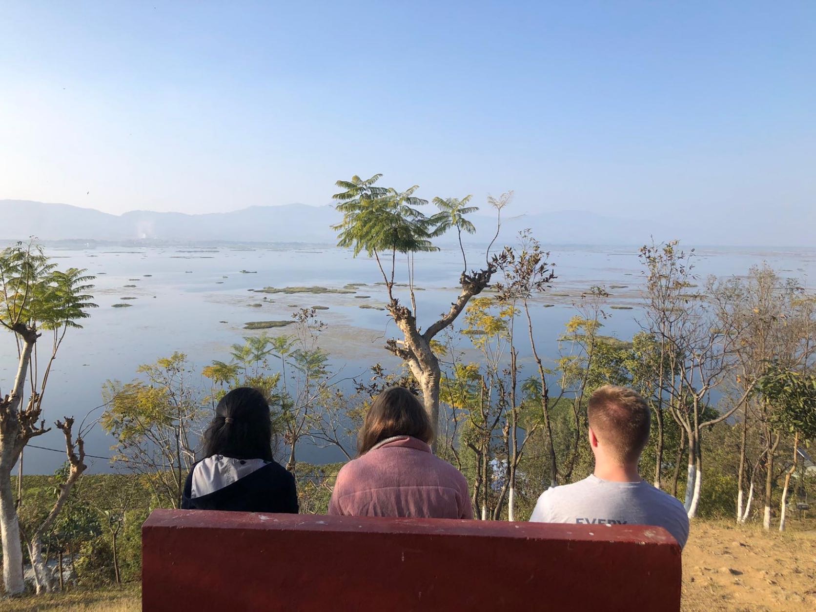 View of Loktak lake from Sendra resort